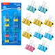Set Of 10 Colored Paper Clips 19mm
