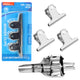 Set Of 3 Metal Paper Clips 75mm