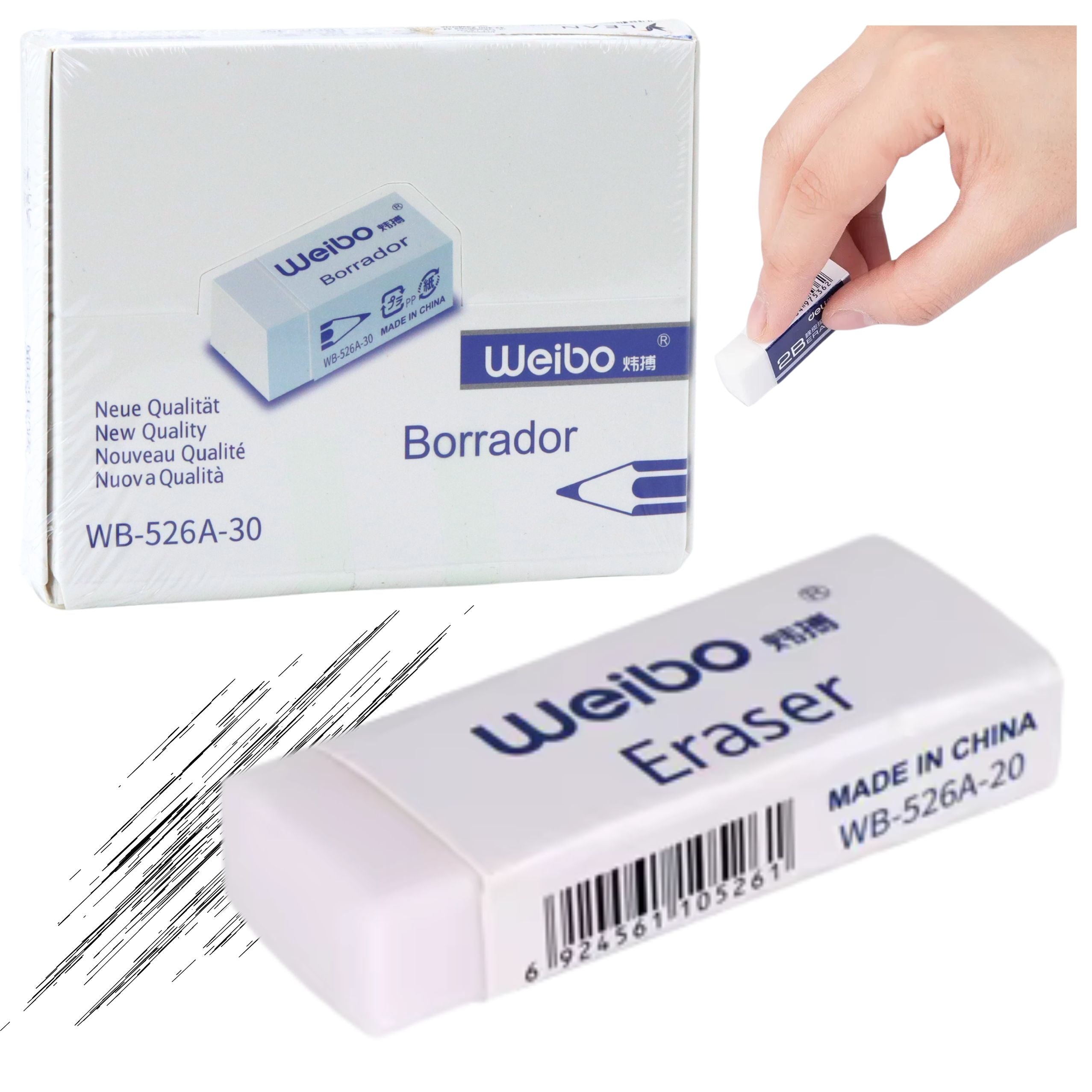 White School Office Eraser Wb-526a -30 4cm