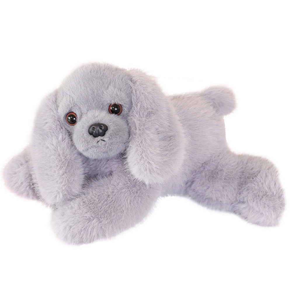 Plush Cocker Spaniel Dog With Weighted Paws Gray 30cm