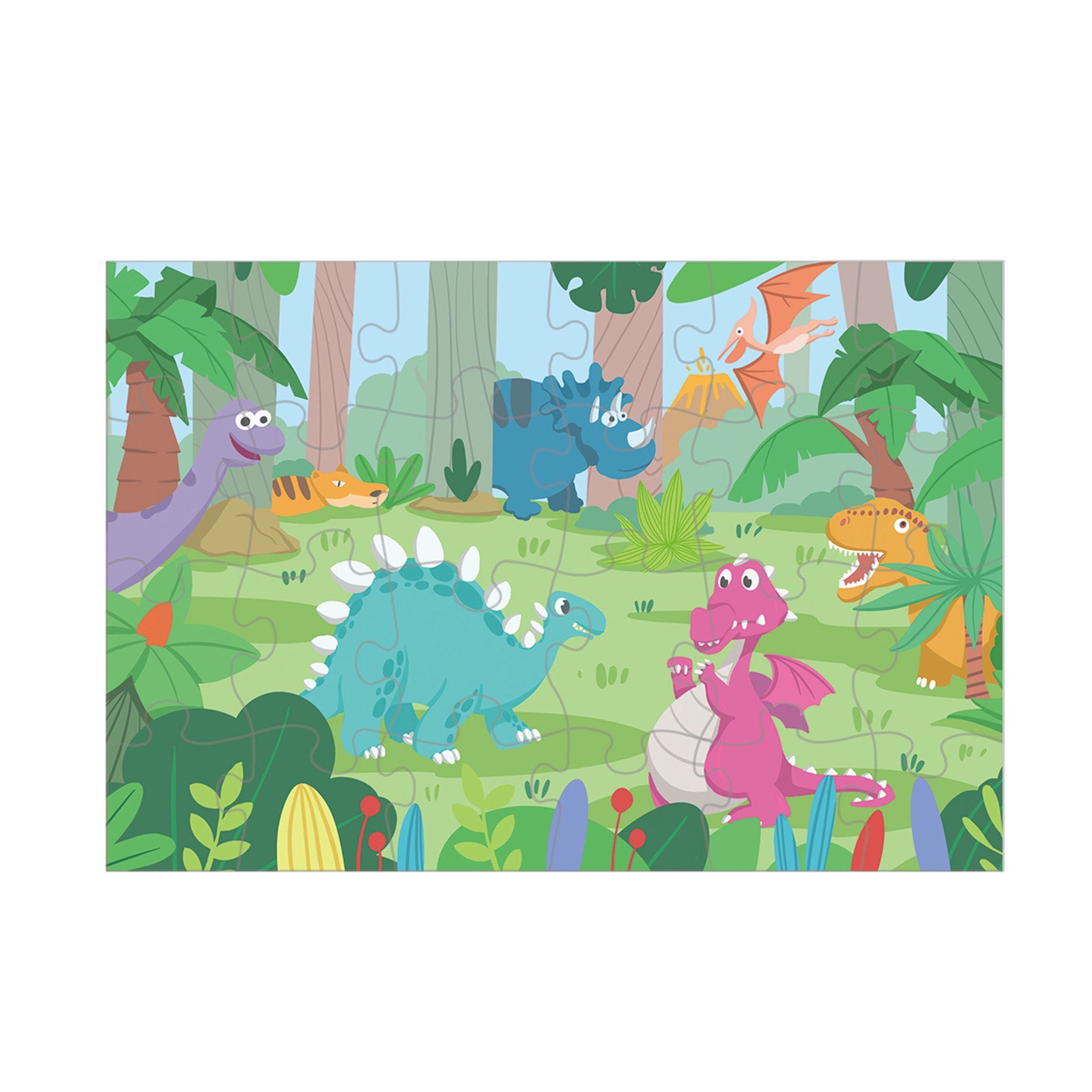 Puzzle Dino 24 elementy