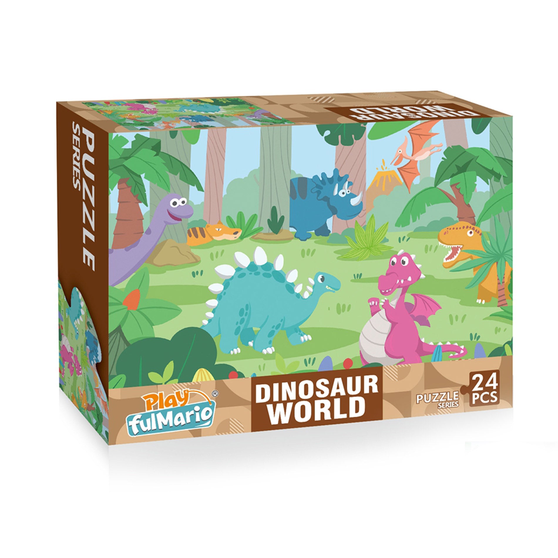 Puzzle Dino 24 elementy
