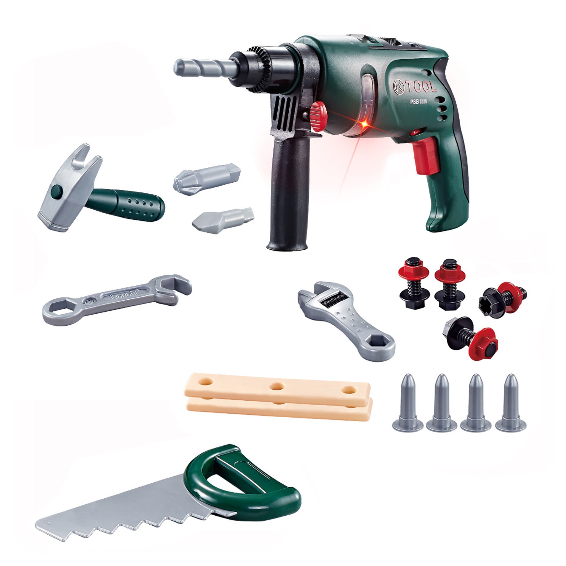 Tool Set With Cordless Drill