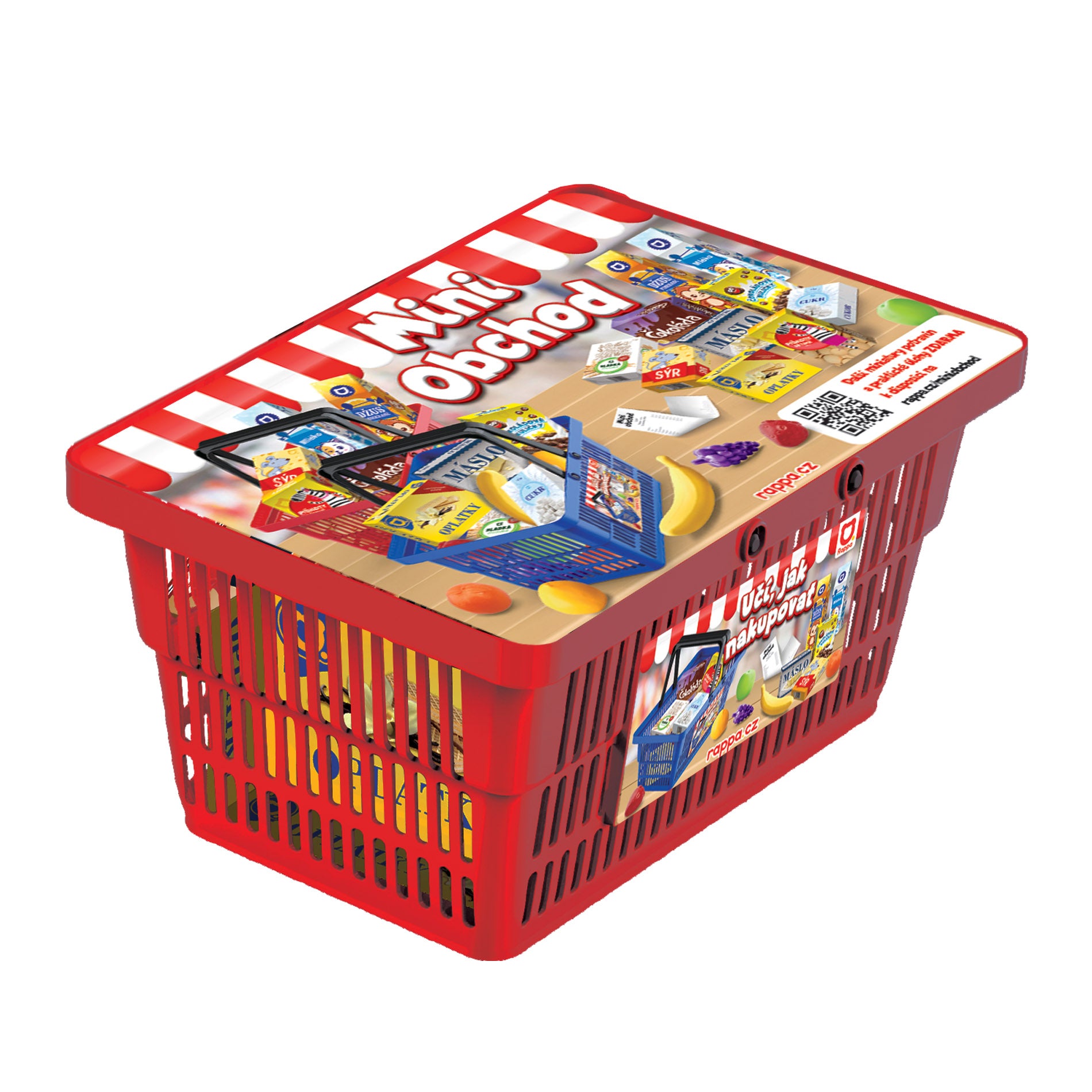 Bevásárlókosár Tartozékokkal Piros