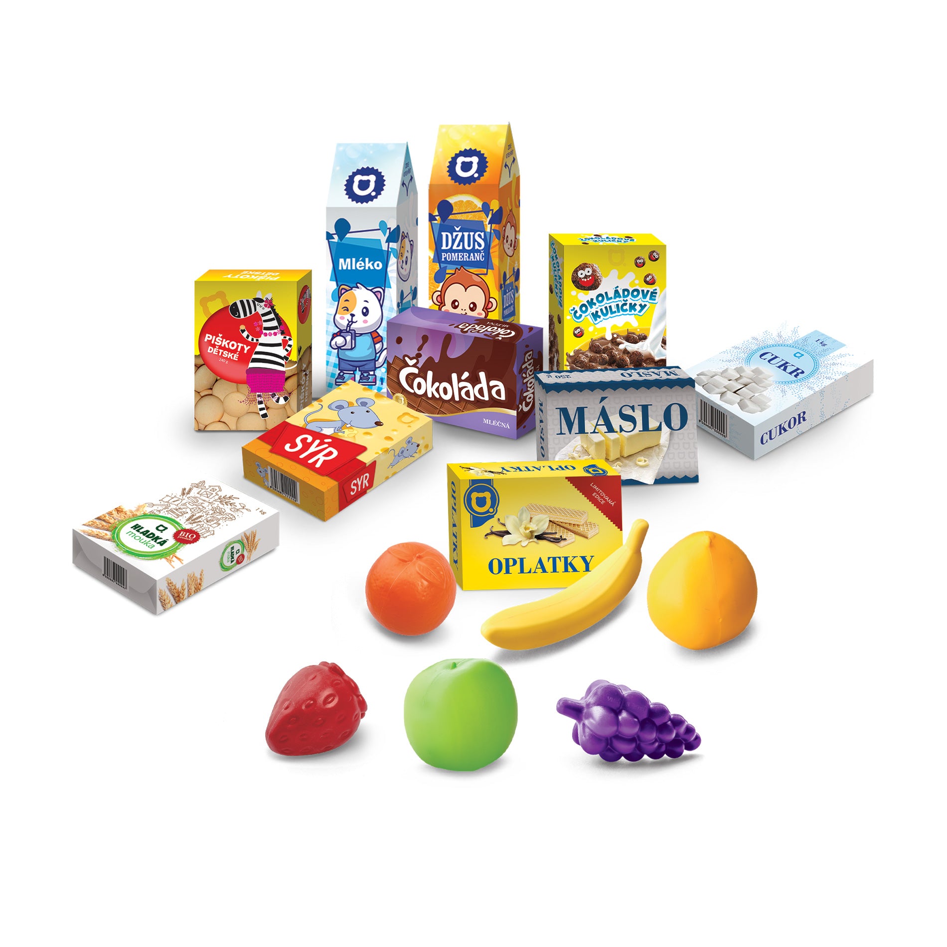Bevásárlókosár Tartozékokkal Piros
