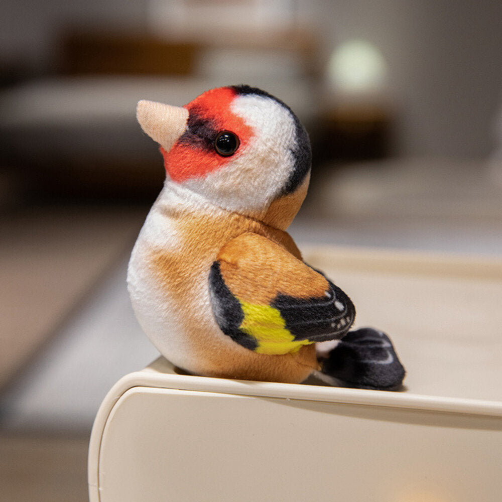 Small Plush Bird Blue Tit Goldfinch 10cm