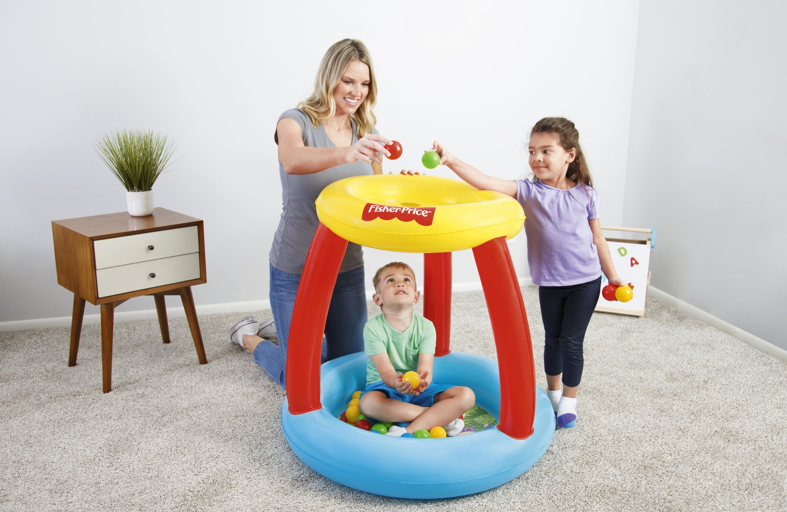 Inflatable Paddling Pool With Roof Fisher-price Bestway 93541