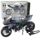 Sports Motorcycle Metal Lights Sounds Gray 1:12