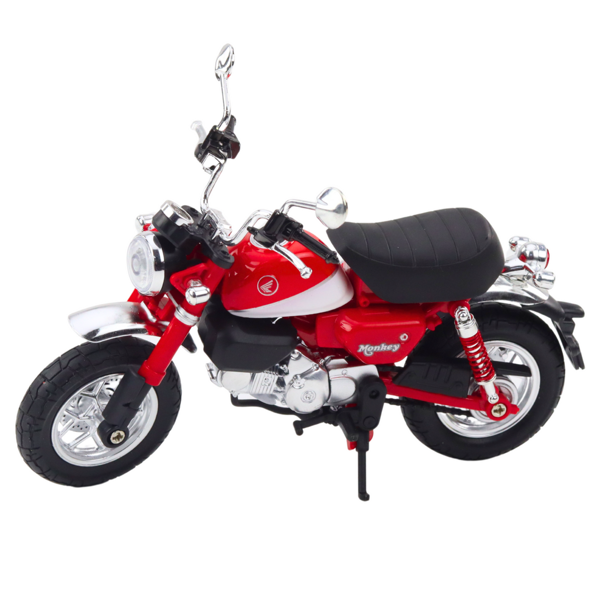 Motorcycle Retro Classic Metal Lights Red 1:12