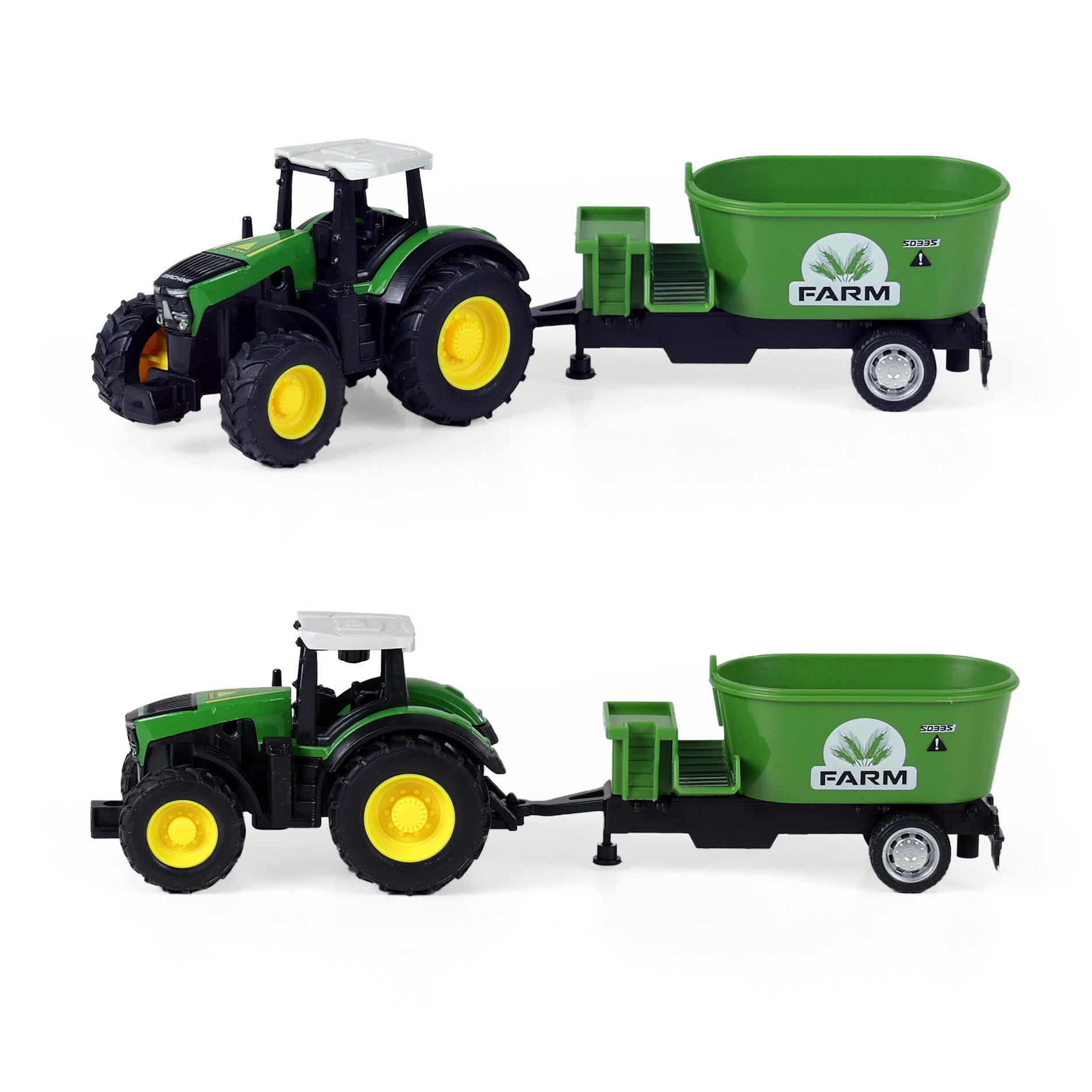 Tractor metalic cu siding