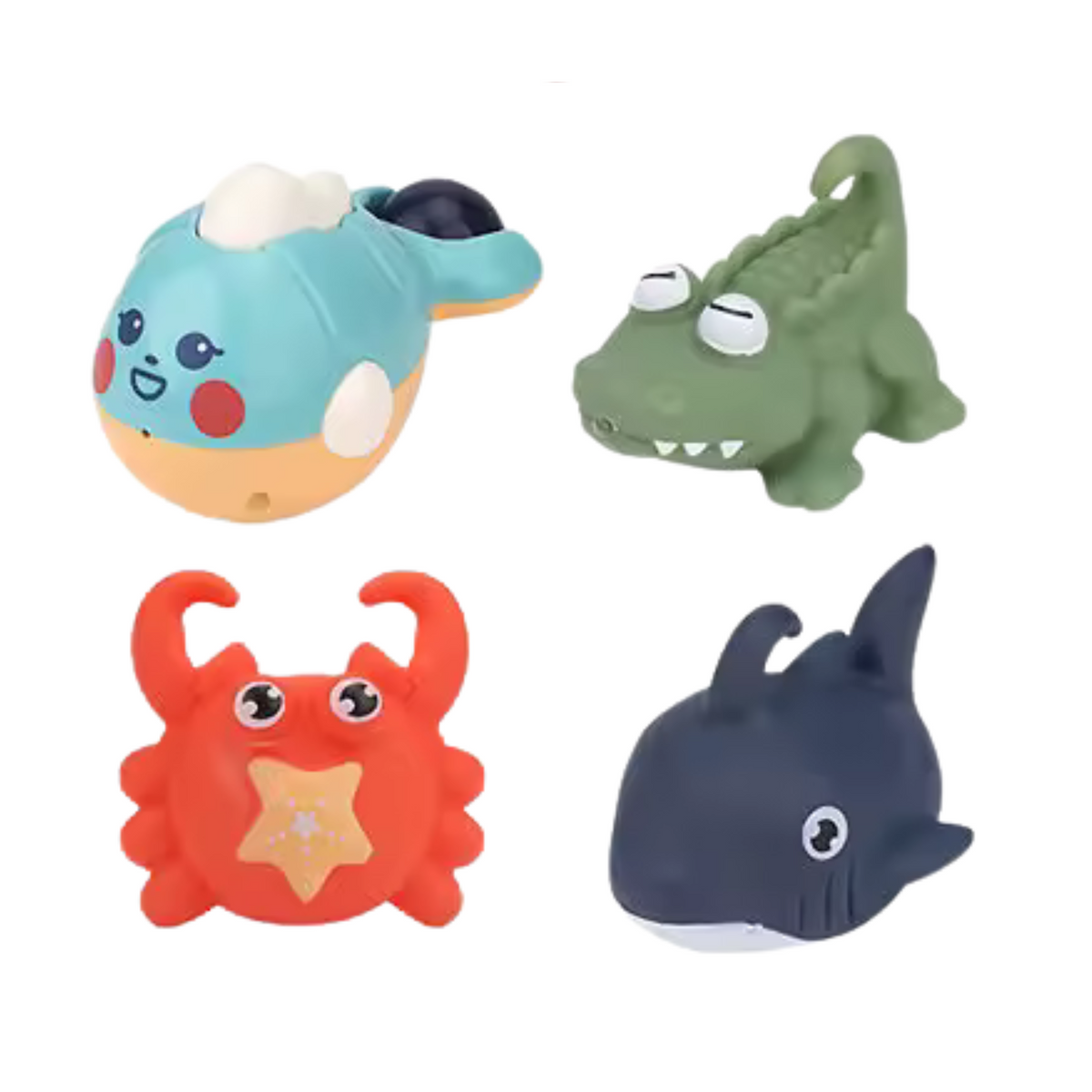 Crab Bath Toy Set Sea Animals 12 Pcs