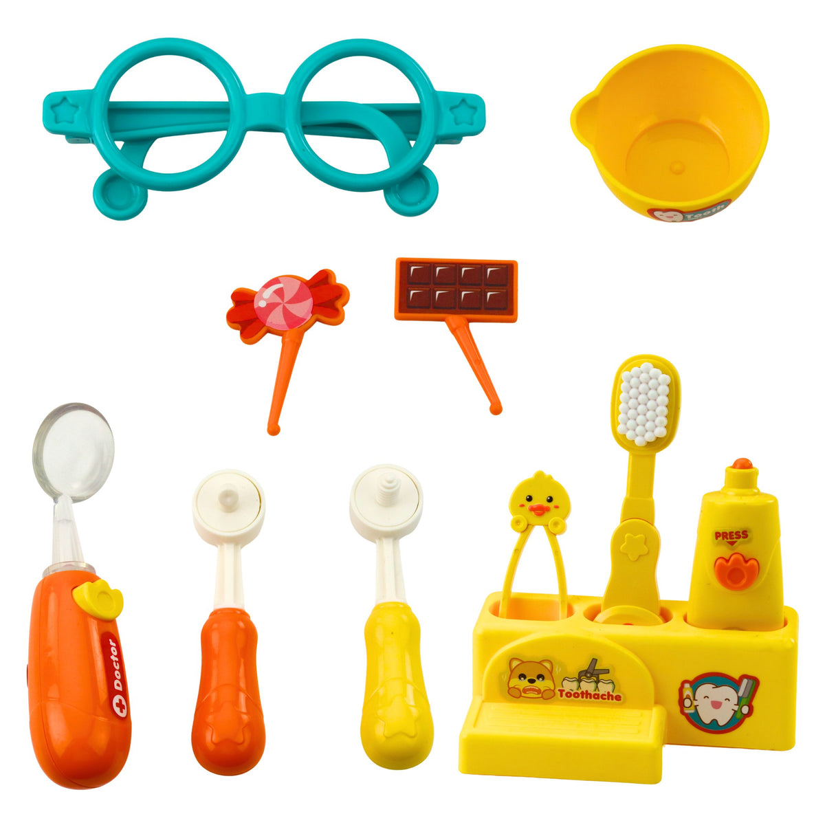 Dog At The Dentist Toy Doctor With Sick Toothwa