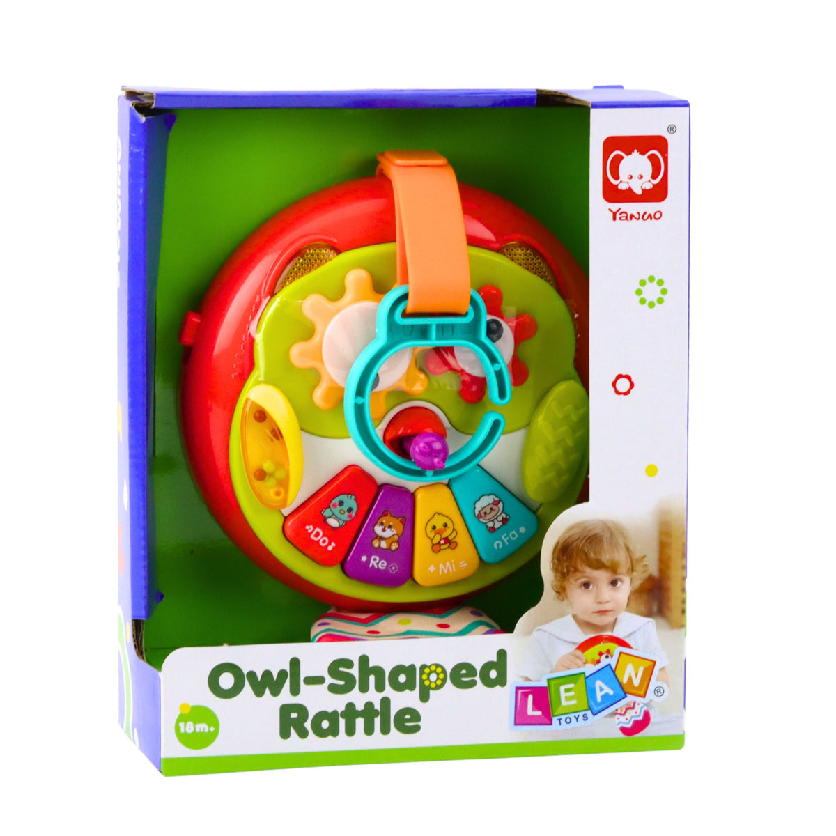 Interactive Owl Pendant With Moving Elements Piano And Rustling Tail