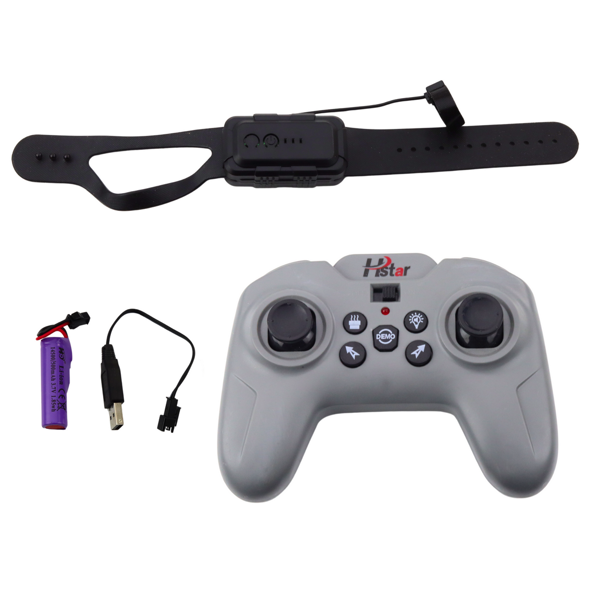 Rc Car Sports Car Remote Controlled Smoke Effect 2.4g Black