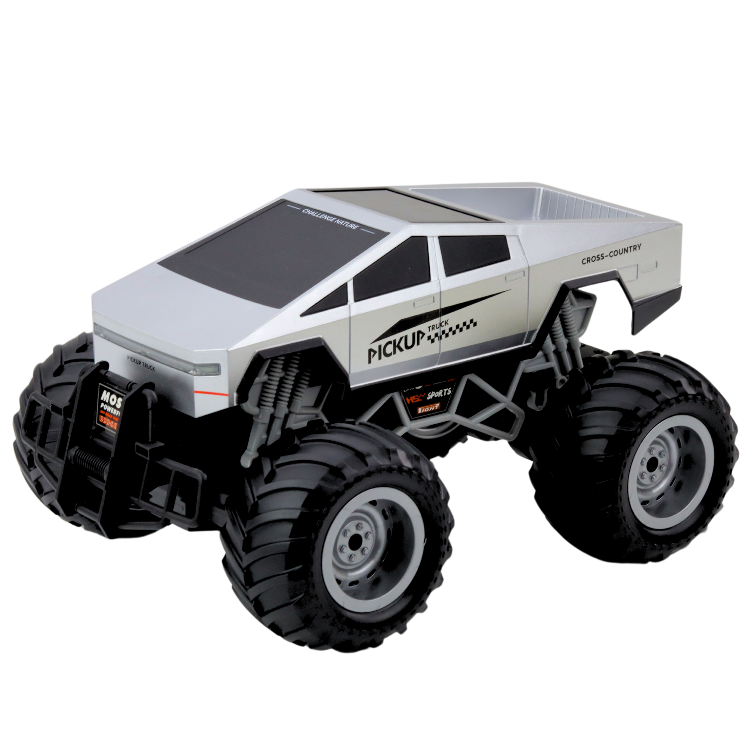 Off-road Rc Car Remote Controlled Silver 1:16