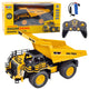 Remote Controlled Mining Dump Truck Rc 2.4g 9ch Yellow