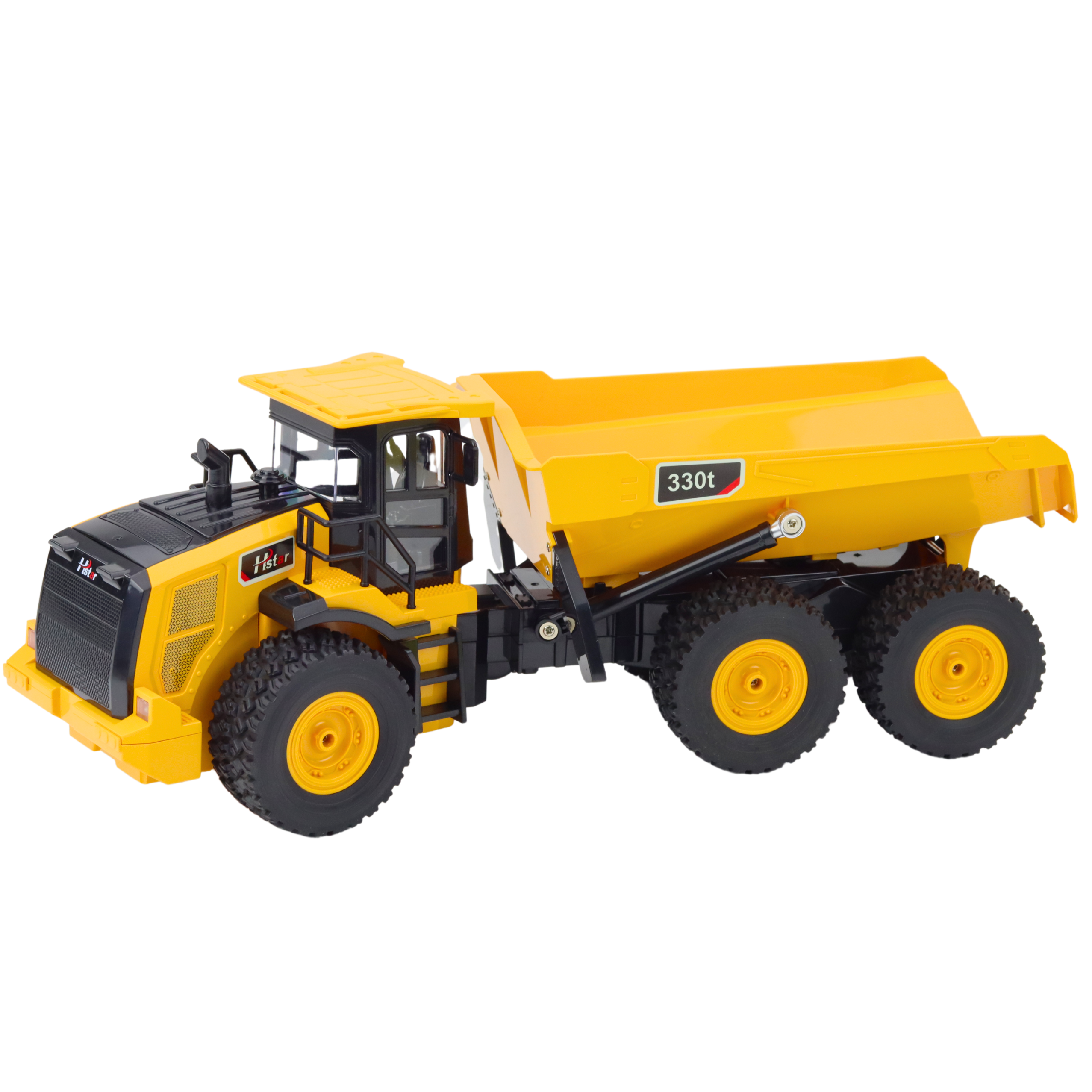 Remote Controlled Rc Dump Truck Transporter Sounds 9ch 2.4g Yellow