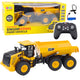 Remote Controlled Rc Dump Truck Transporter Sounds 9ch 2.4g Yellow