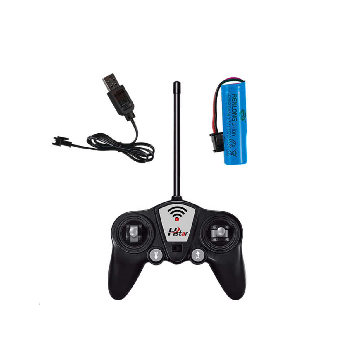 Excavator Bulldozer Remote Control Rc 2.4g 6ch Yellow