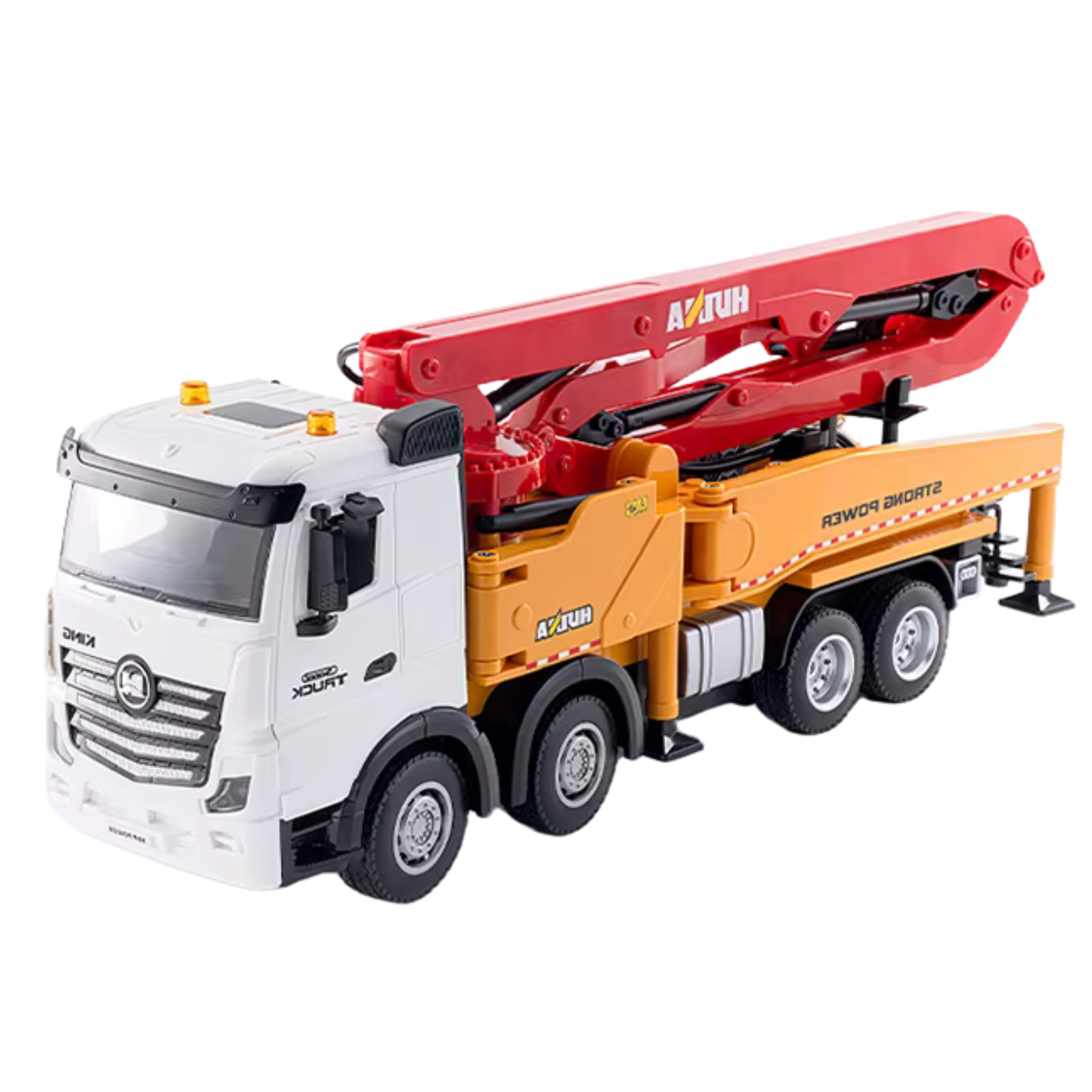 Rc Huina Concrete Mixer Truck Remote Controlled Yellow 1:18