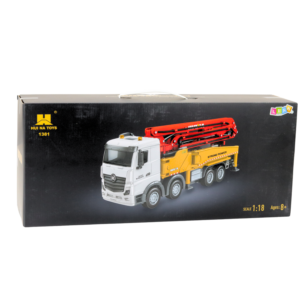 Rc Concrete Mixer Truck Remote Controlled Huina Gray 1:18