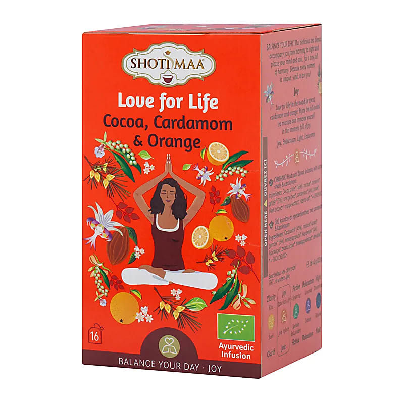 Shoti Maa Love For Life Organiczna herbata ziołowa - 32 G Opakowanie 6 szt