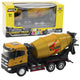 Concrete Mixer Construction Vehicle Metal Huina Khaki 1:50