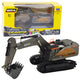 Huina Metal Crawler Excavator Movable Bucket Black 1:50