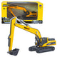 Huina Metal Crawler Excavator Movable Arm Yellow 1:50