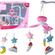 Baby Bed Carousel Sky Sound Pink