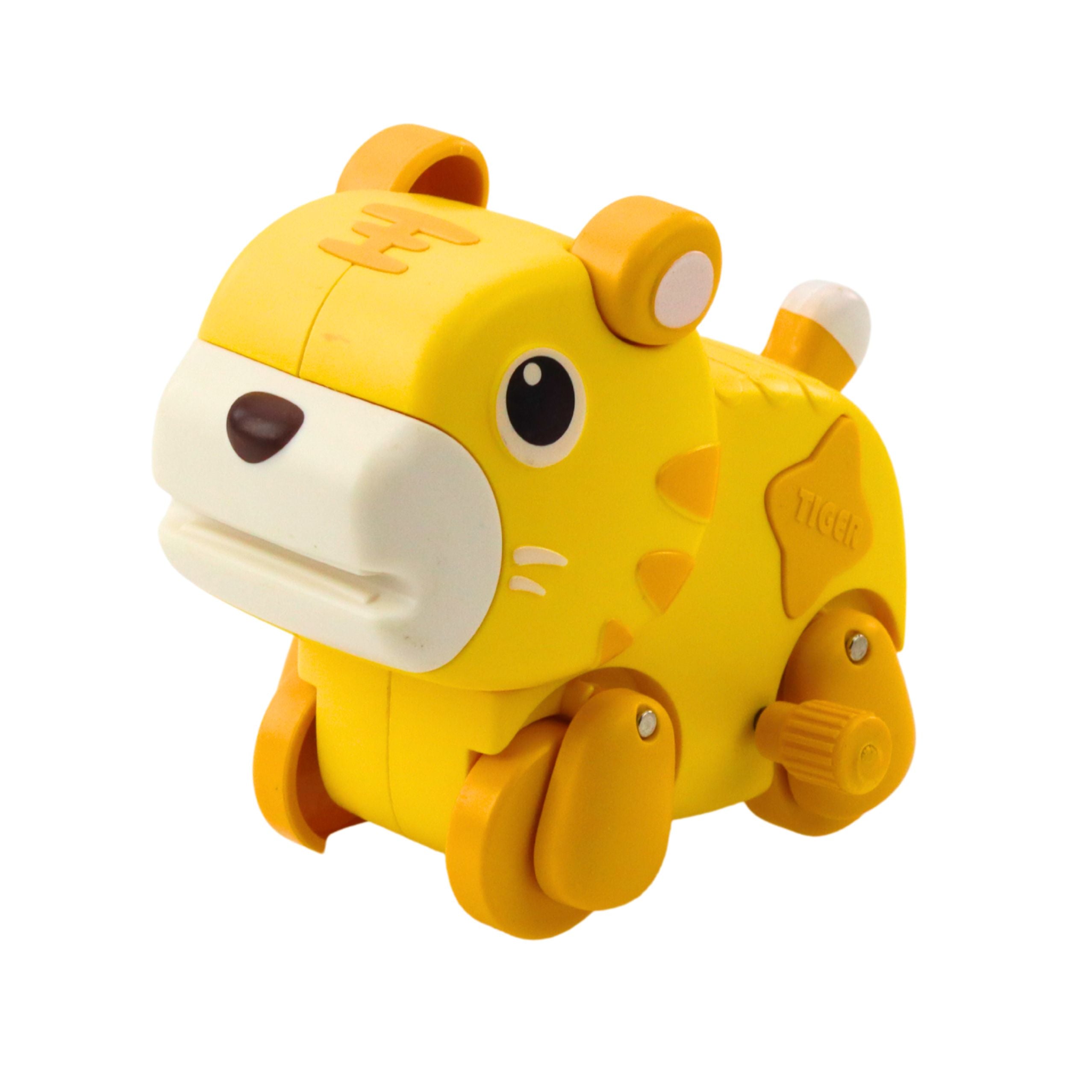 Wind-up Riding Animal Toy For Toddlers Mix