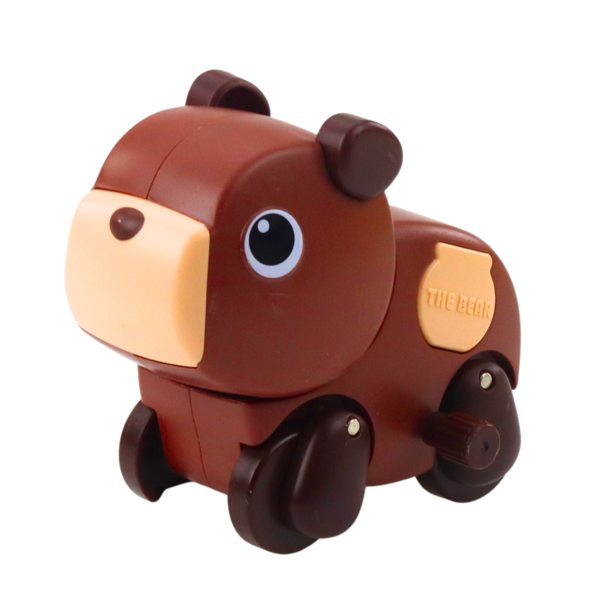 Wind-up Riding Animal Toy For Toddlers Mix