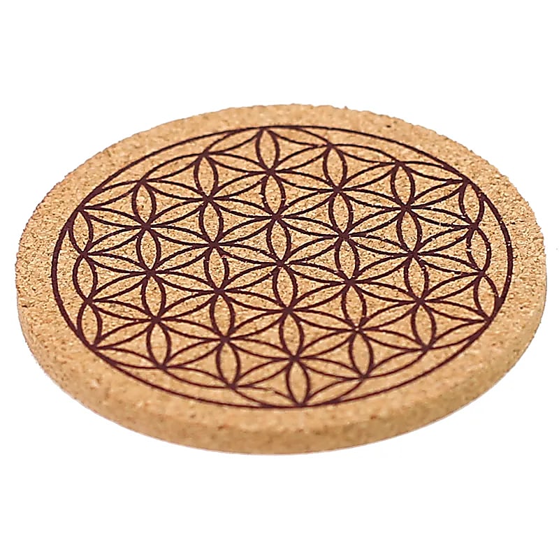 Flower Of Life Coasters parafa készlet 6 db -- 2 db-os készlet - 8x0,5 cm