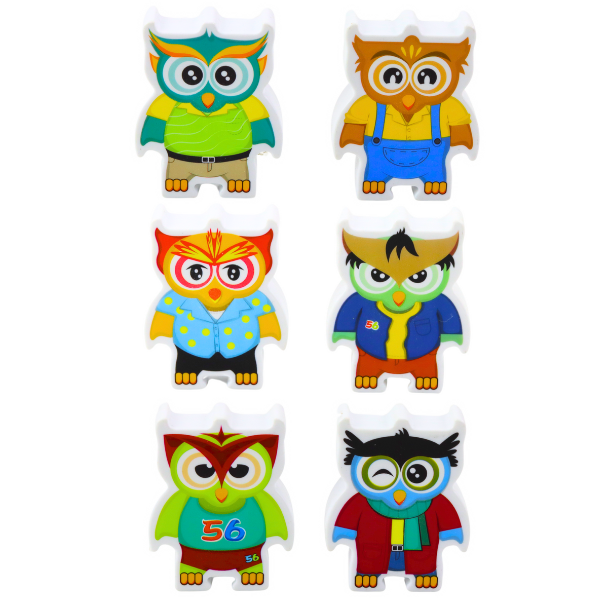 Educational Game Owls Arcade Logic Puzzle Domino 18 Pcs.