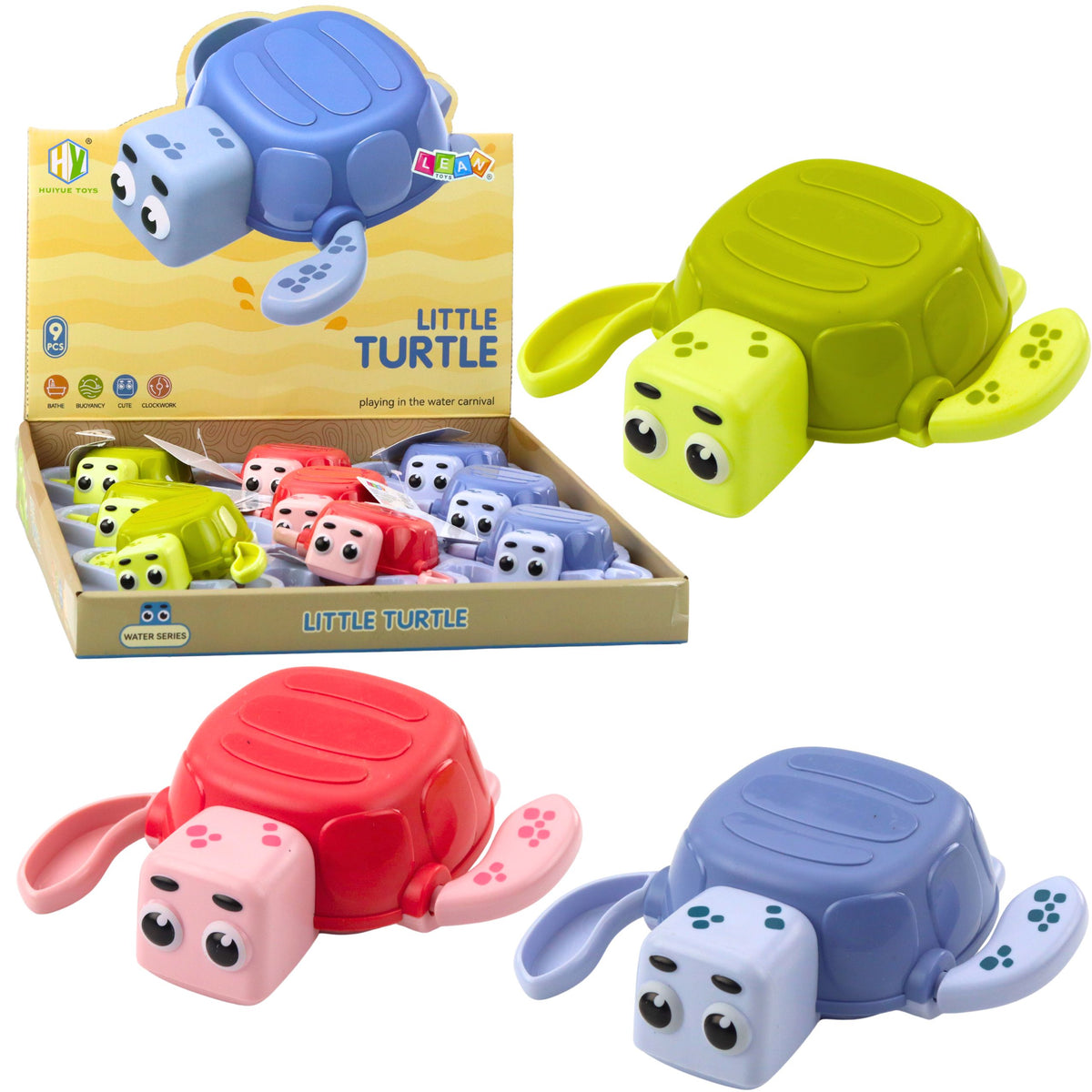 Wind-up Turtle Swimming Bath Toy Mix Color
