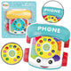 Interactive Colorful Pull-along Telephone Wheels