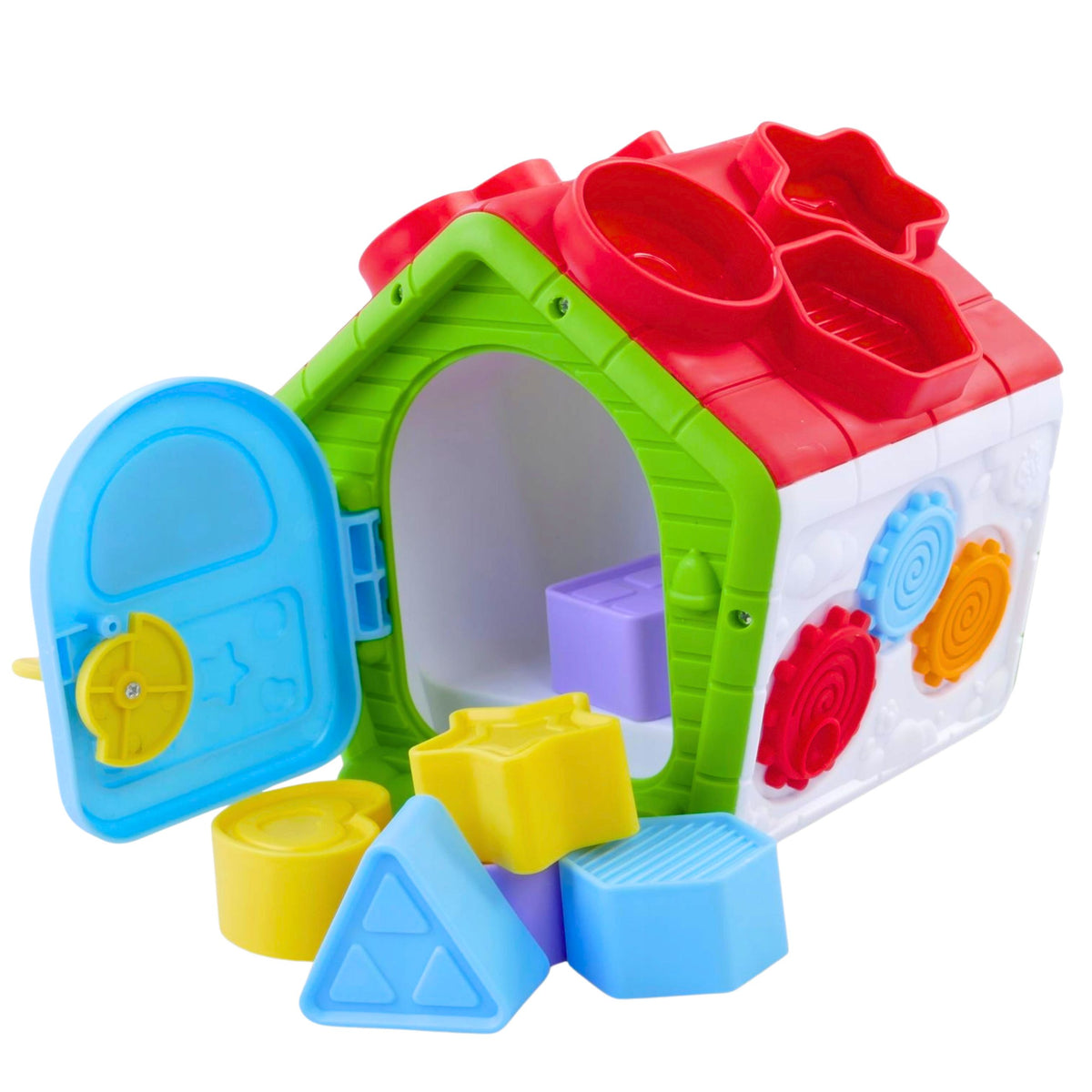 Interactive Educational Sorter House For Toddlers Green