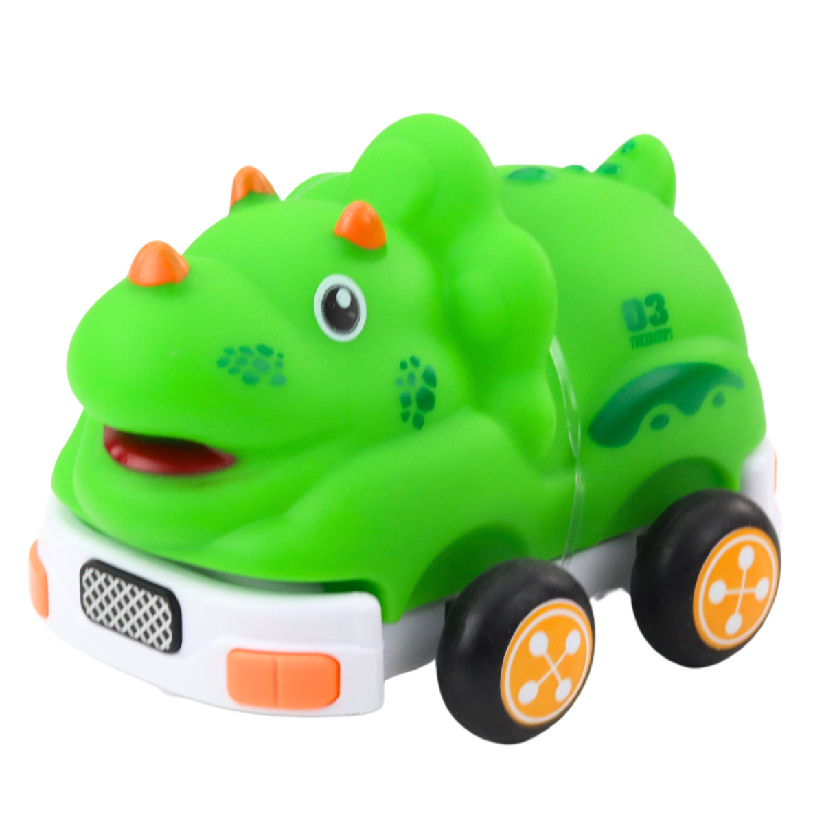 Remote Control Rc Car For Toddlers Dinosaur Green
