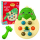 Mini Whack A Mole Dinosaur Egg Skill Game Green