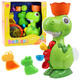 Bath Toy Set Dinosaur With Grinder Accessories 8pcs