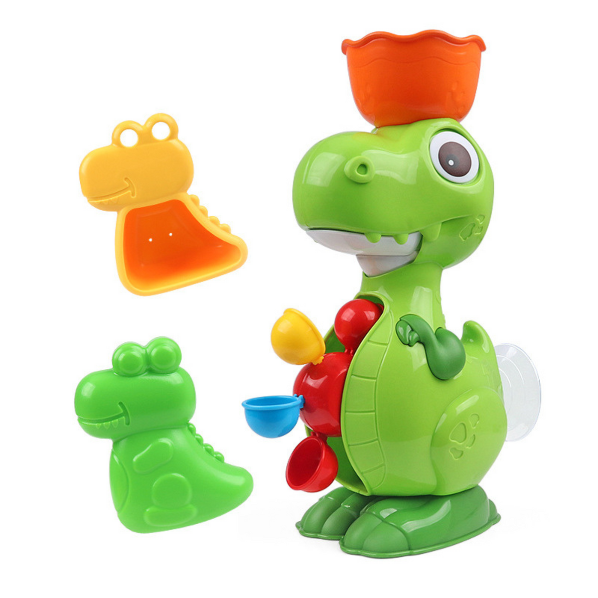Bath Toy Set Dinosaur With Grinder Accessories 8pcs
