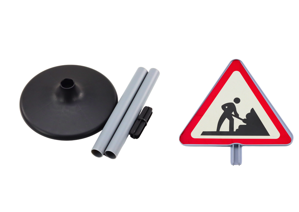 Large Road Works Warning Sign Educational 70cm