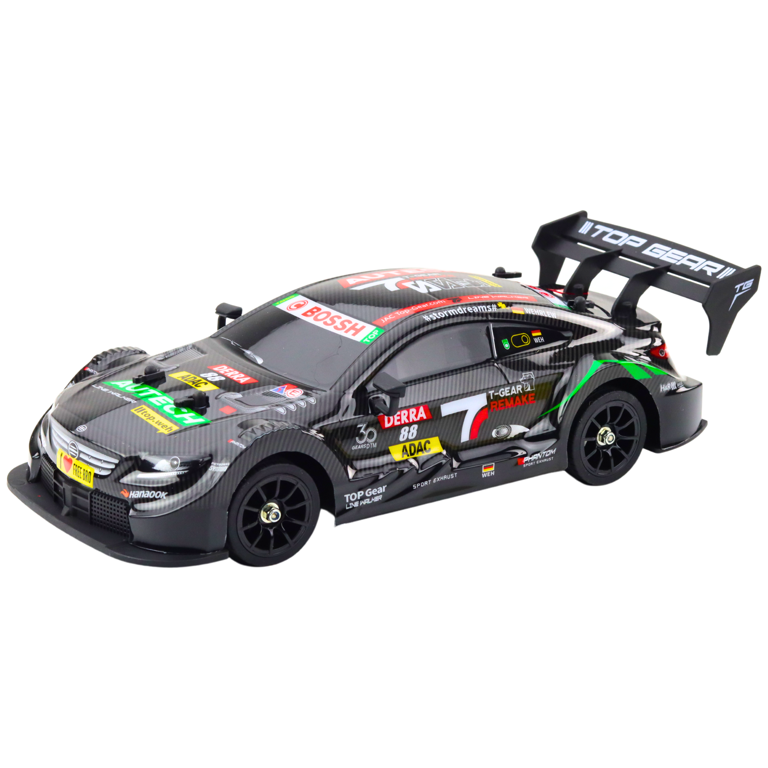 Drift Car Rc Schwarz Carbon 30km/h 1:16