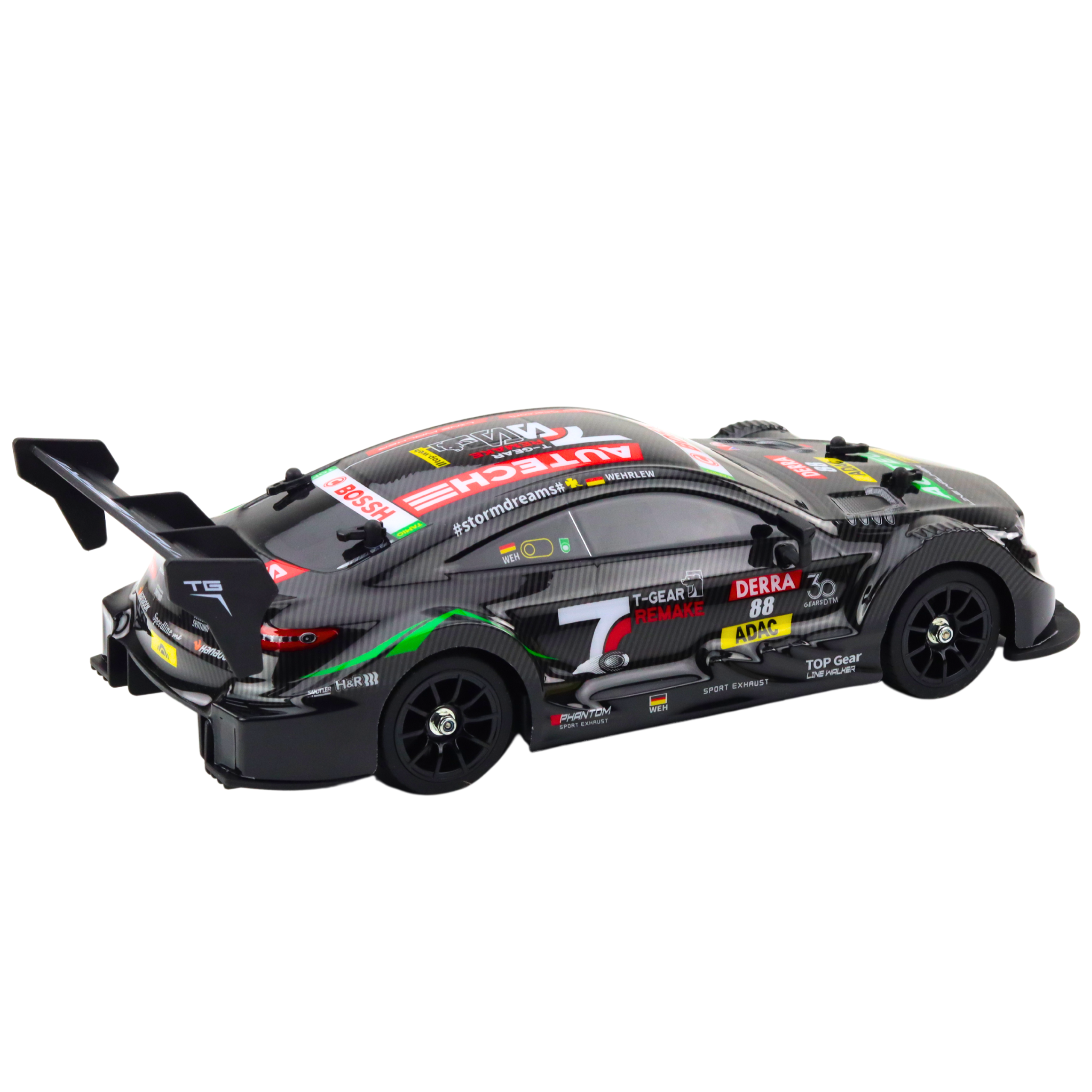 Drift Car Rc Schwarz Carbon 30km/h 1:16
