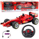Remote Controlled Rc Racing Car Steering Wheel Lights Sounds 1:12 Red