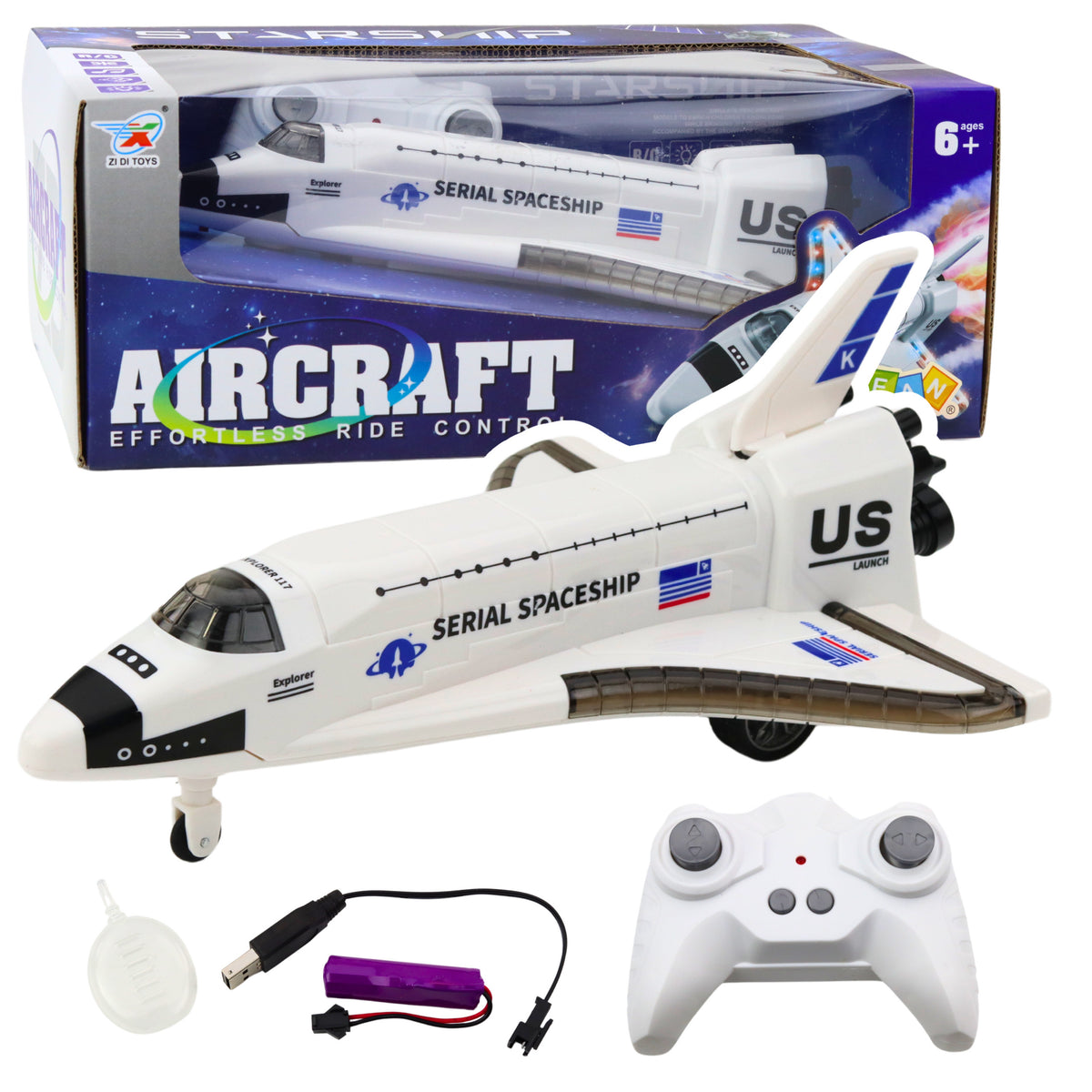 Rc Spaceship Remote Controlled Lights Sounds Smoke