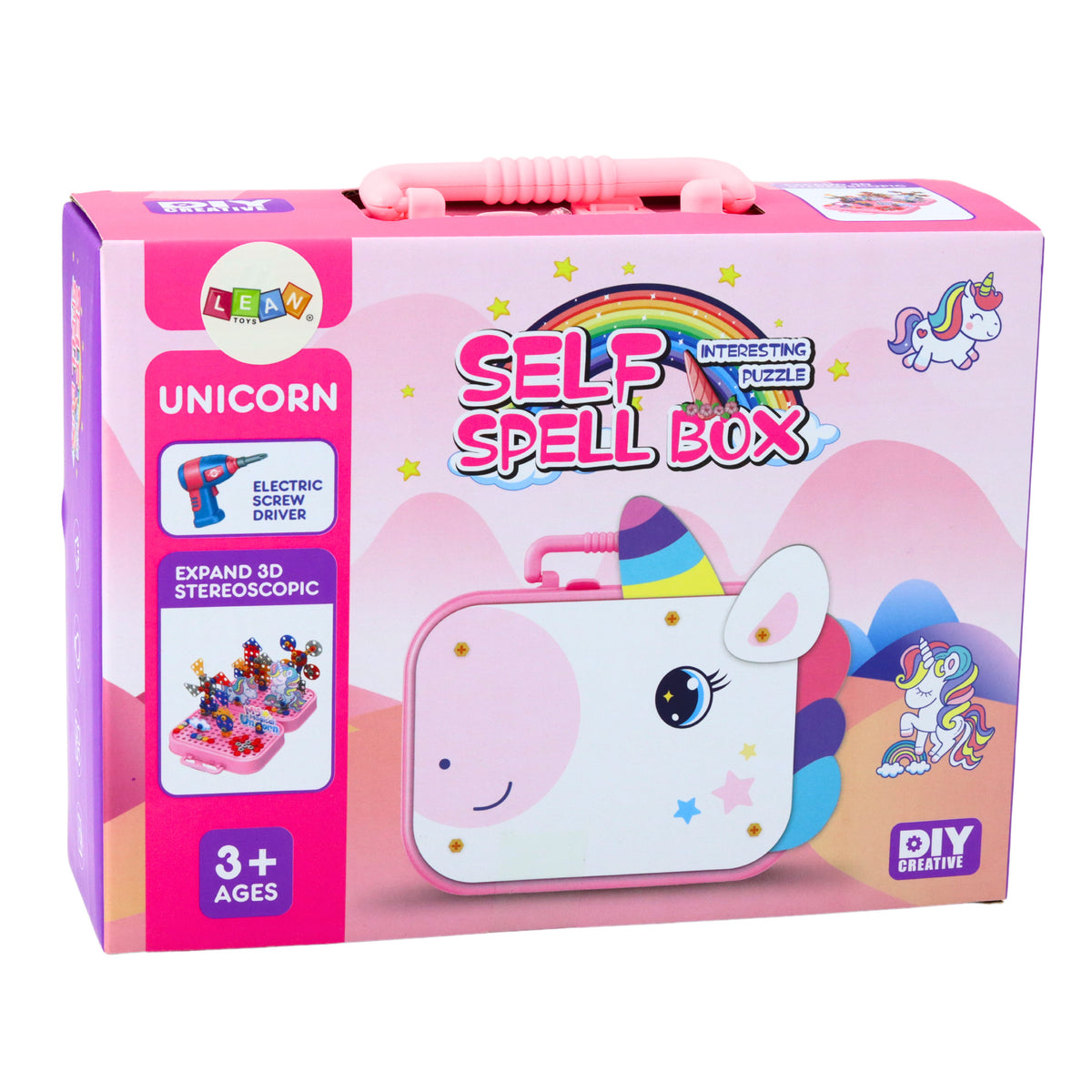 Diy Unicorn Drill Building Blocks Set