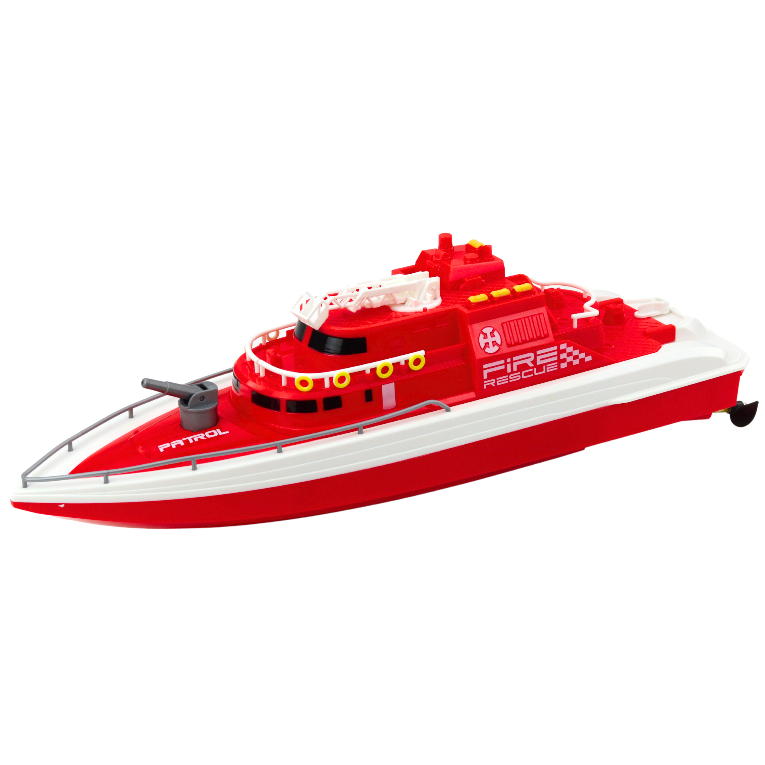 Remote Controlled Motorboat Rc 1:28 Red