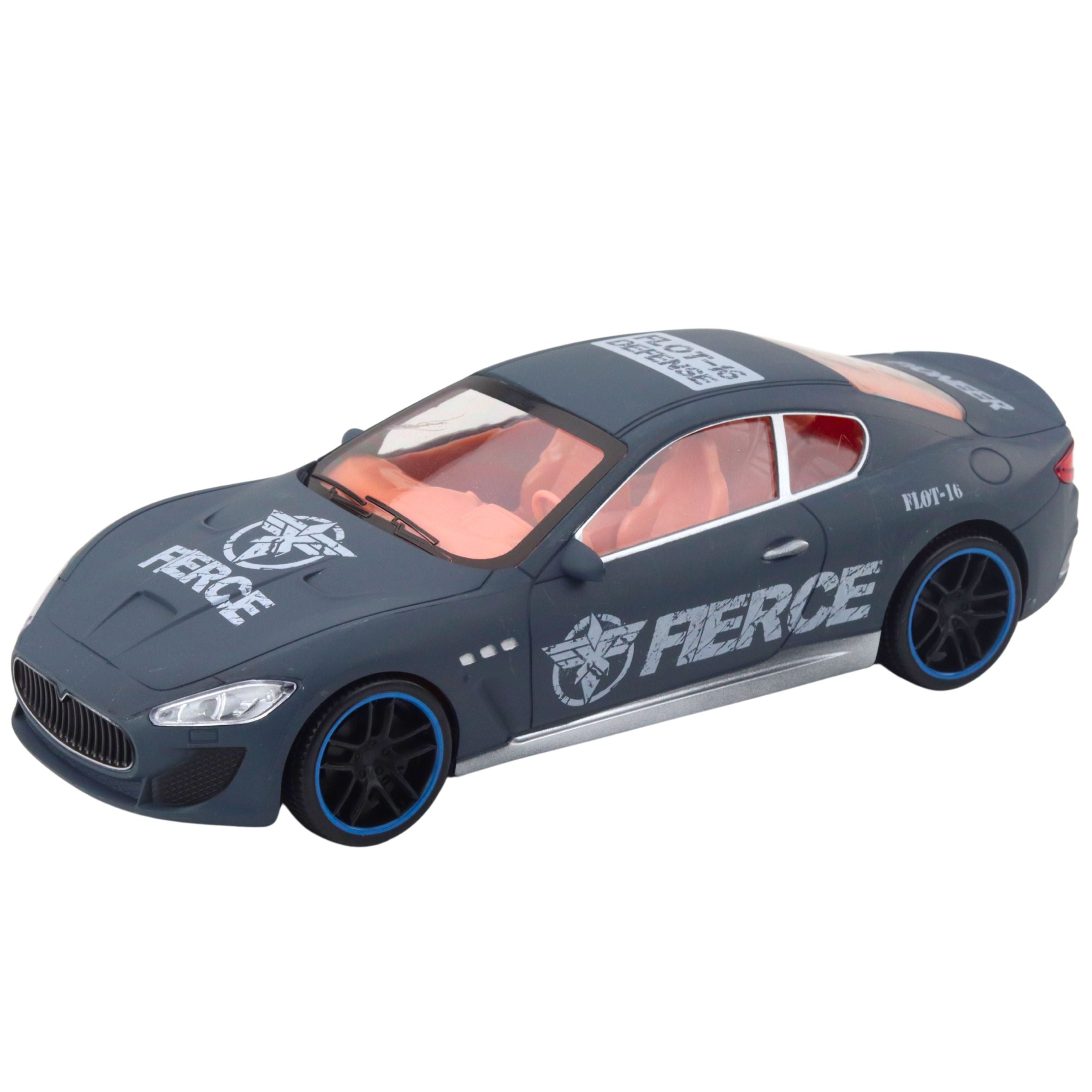 Rear-wheel Drive Sports Car With A Matte Gray Body