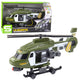 Military Helicopter Hook Stretcher Lights Sounds Khaki 1:16